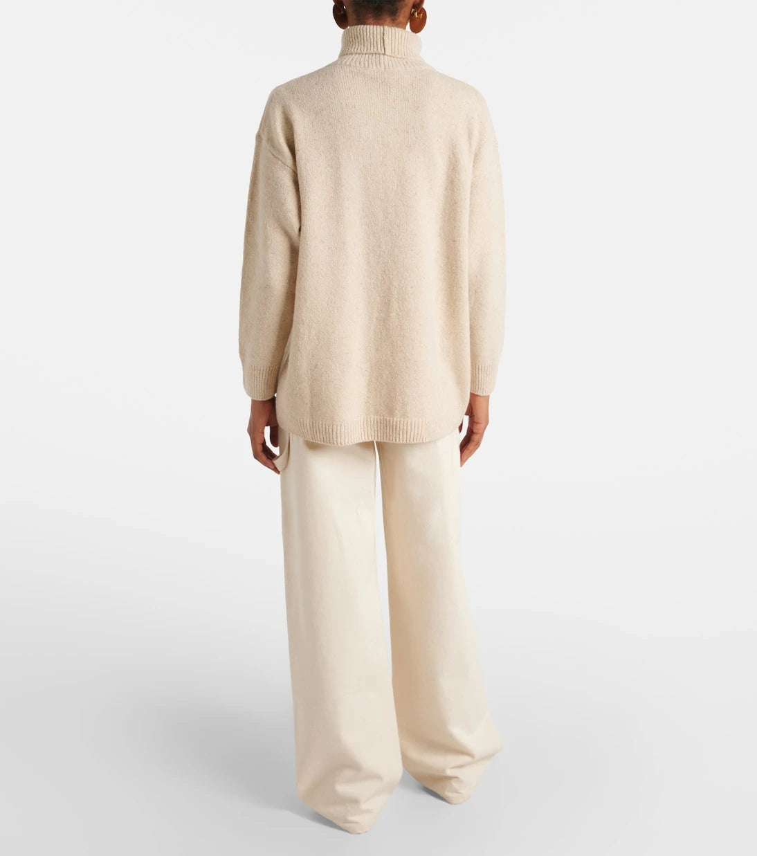 Max Mara - Leisure Angelo wool-blend turtleneck sweater