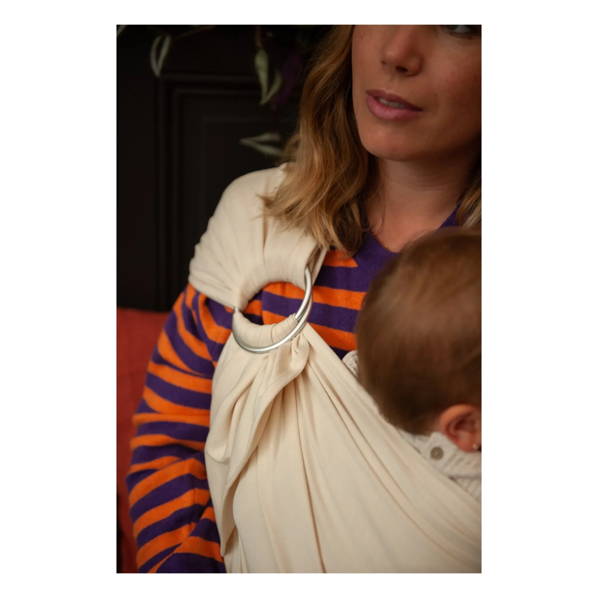 Mama Hangs - Organic Cotton Baby Sling | Ecru