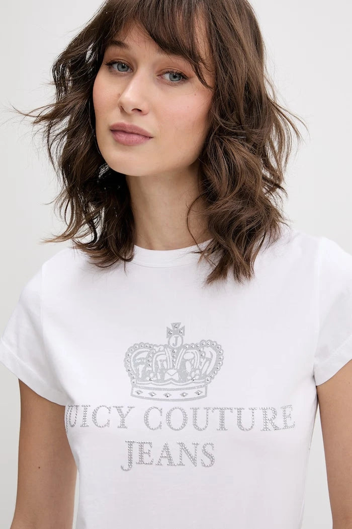 Juicy Couture тениска дамска от памук HERITAGE HILTON
