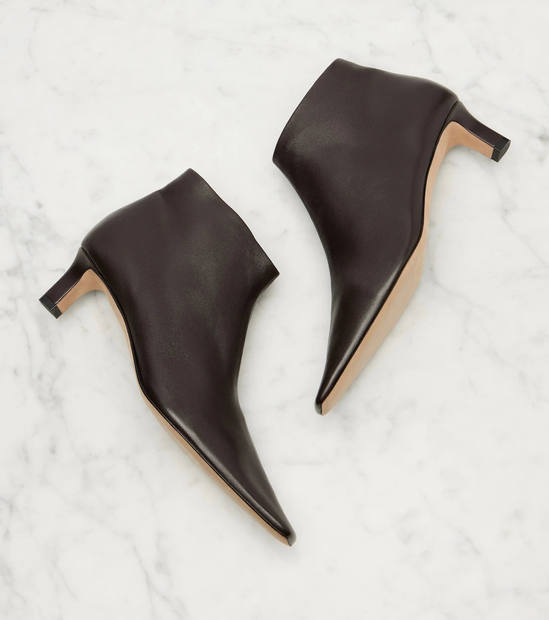 The Row - Carla 45 leather ankle boots