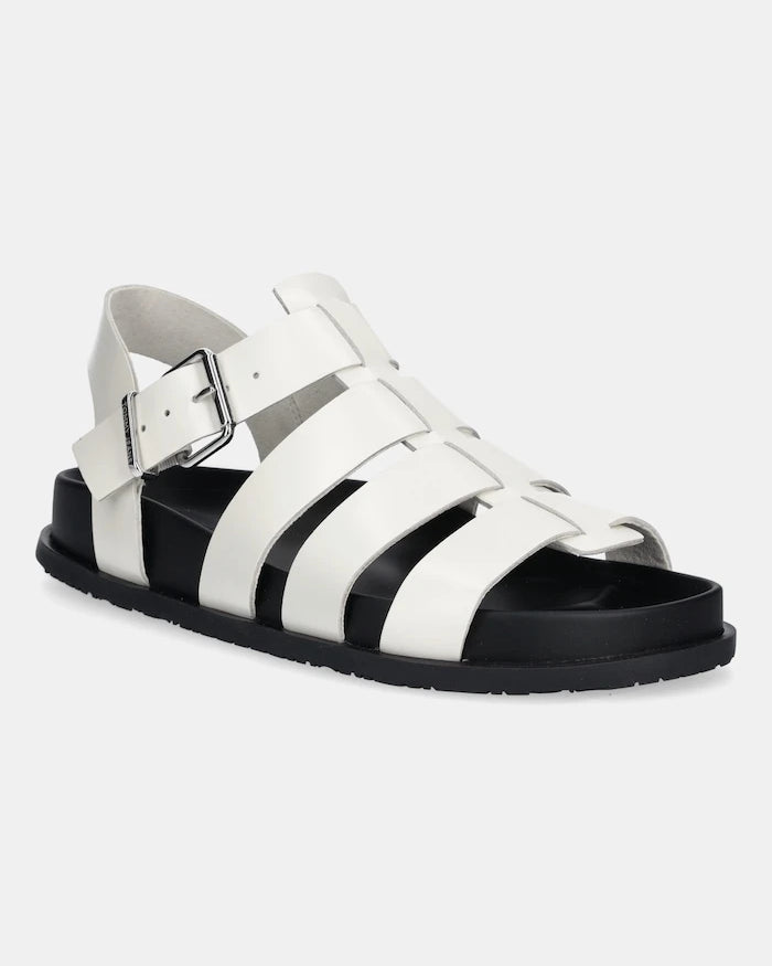 Tommy Jeans TJW FISHERMAN PATENT SANDAL Deri Sandalet