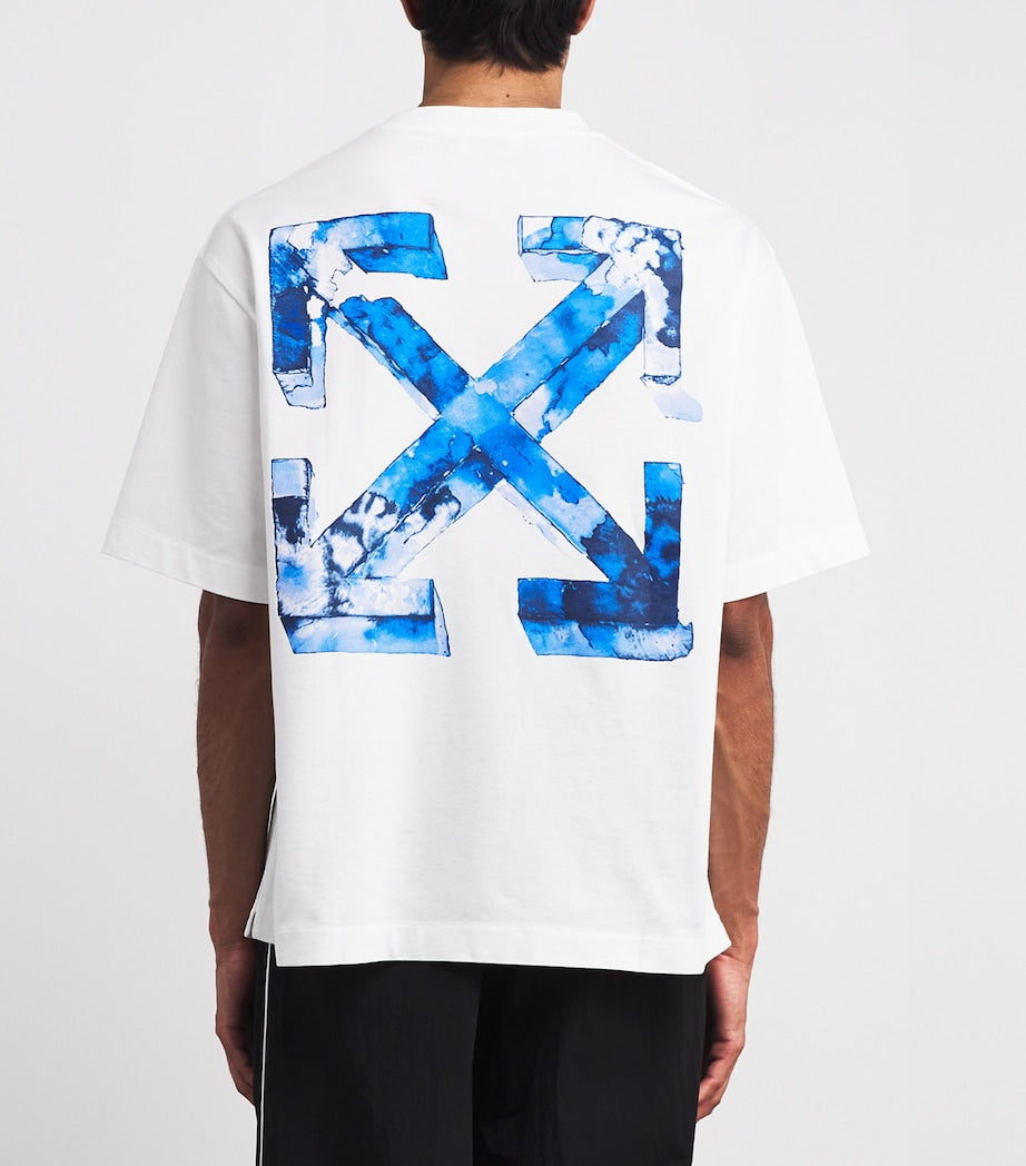 Cotton Cloudy Arrow Skate Logo T-Shirt