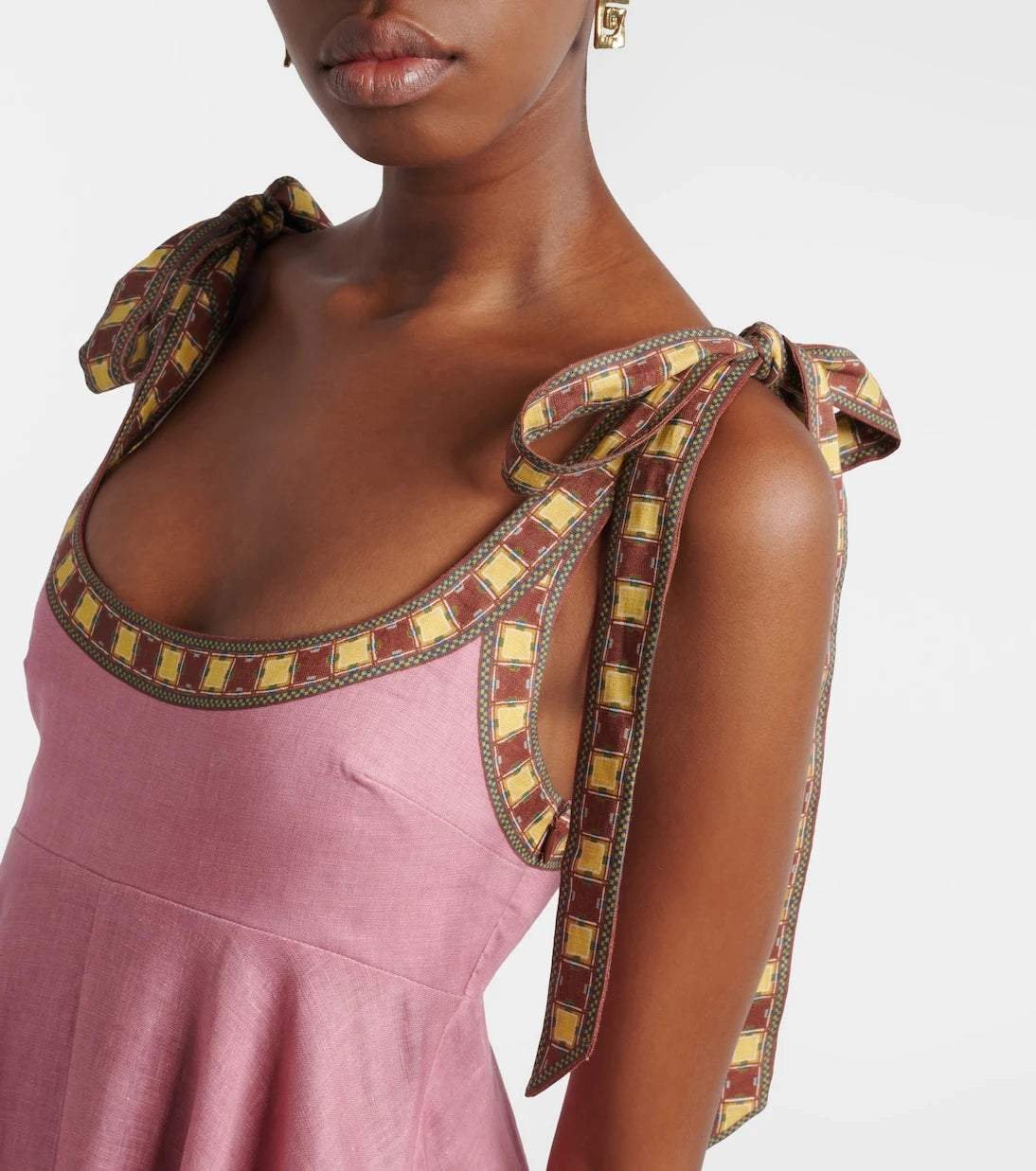 Alémais - Zuri Ballet printed linen maxi dress