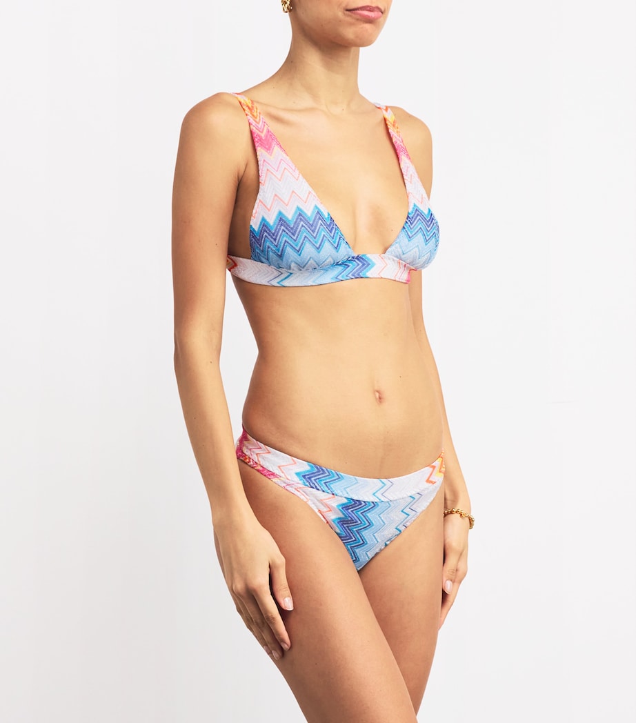 Missoni Multi Zigzag Plunge-Neck Bikini