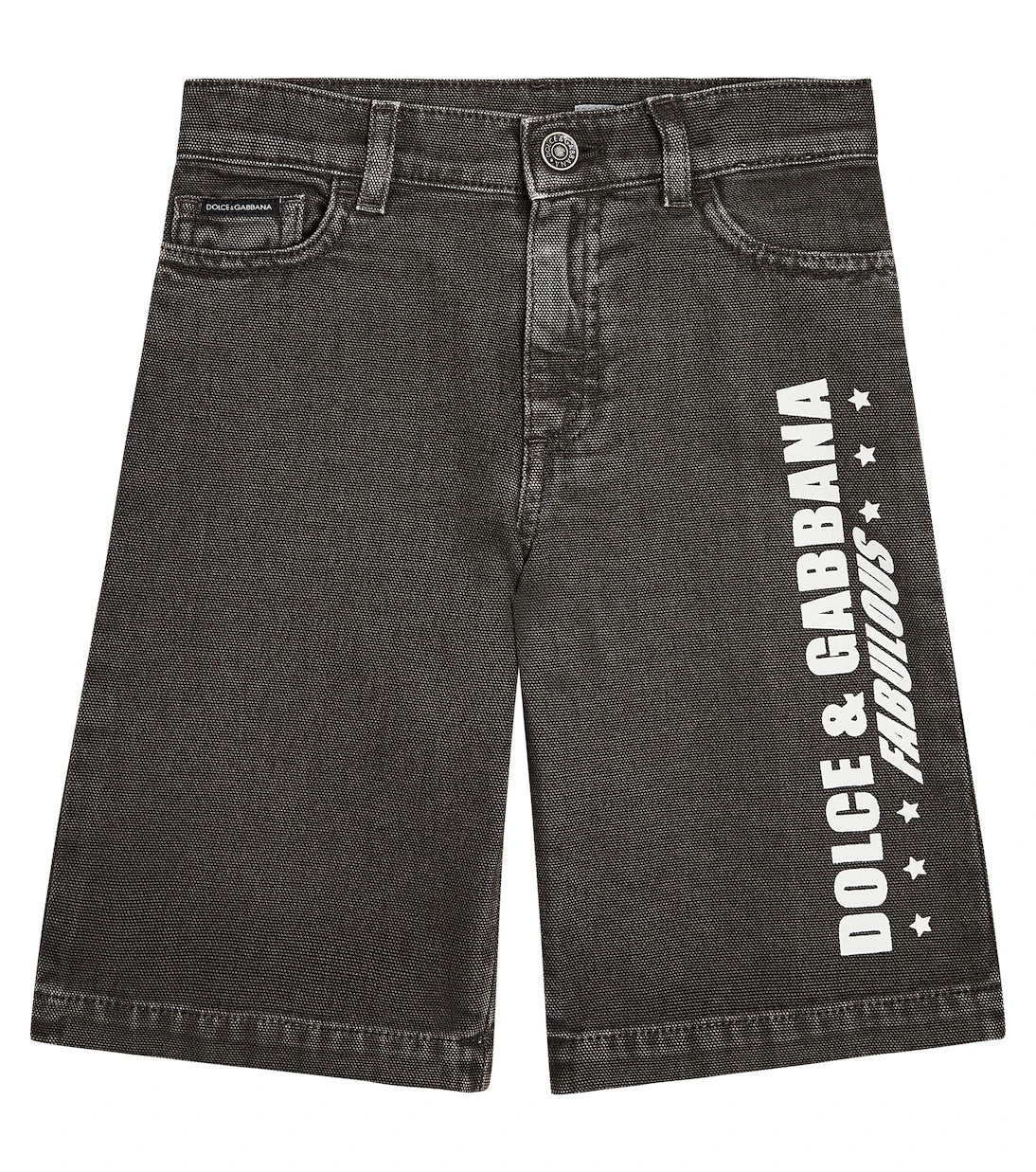 Dolce&Gabbana Kids - Denim bermuda shorts