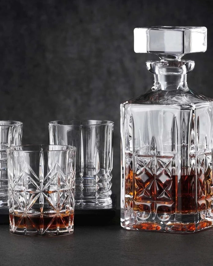 Комплект гарафа и чаши Nachtmann Highland Whisky 4x345 / 750 ml (5 броя)