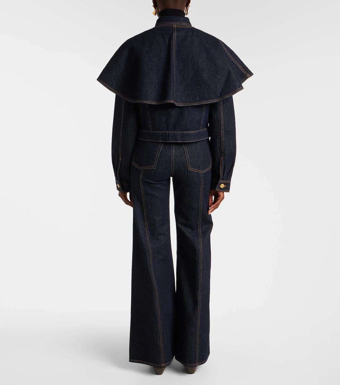 Ulla Johnson - Agata caped denim jacket