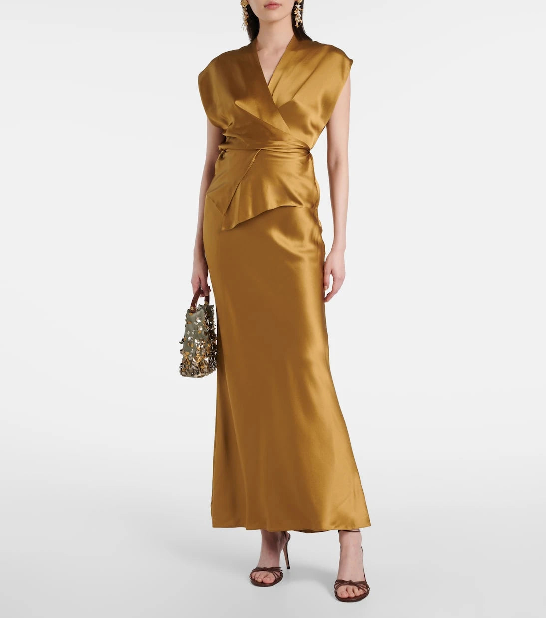 The Sei - Silk charmeuse maxi skirt