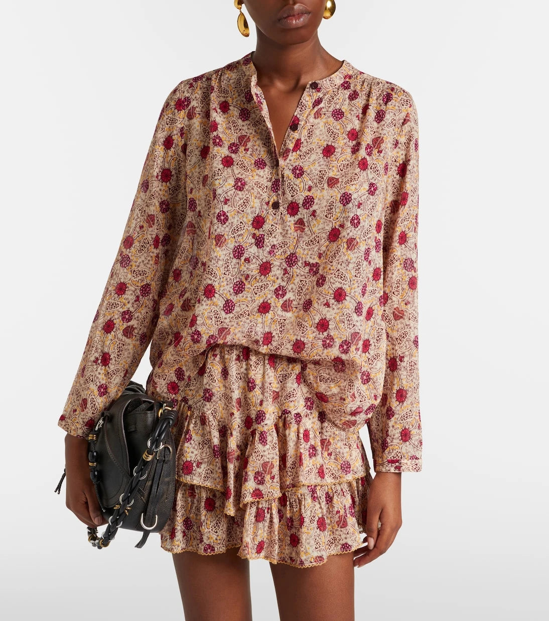 Marant Etoile - Maria printed cotton shirt