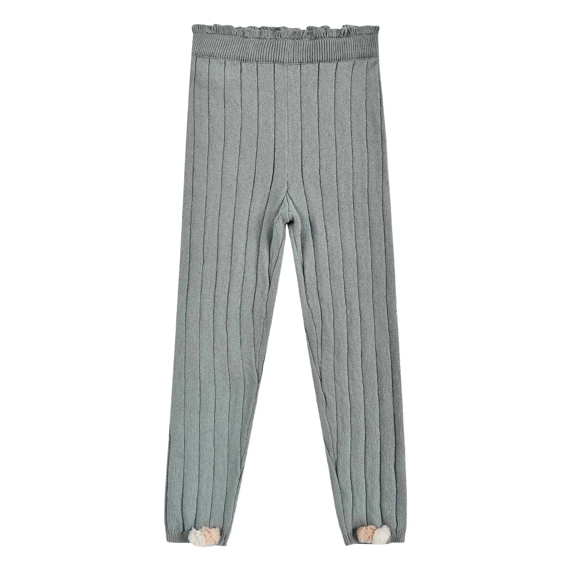 Louise Misha - Moldavia Ribbed Legging | Grey blue