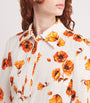 Emilia Wickstead Multi Floral Marione Midi Shirt Dress