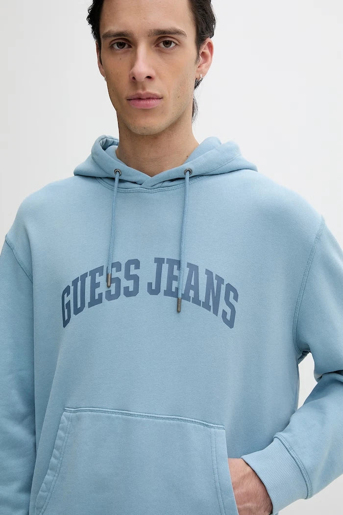 Guess Jeans суичър с качулка мъжки от памук