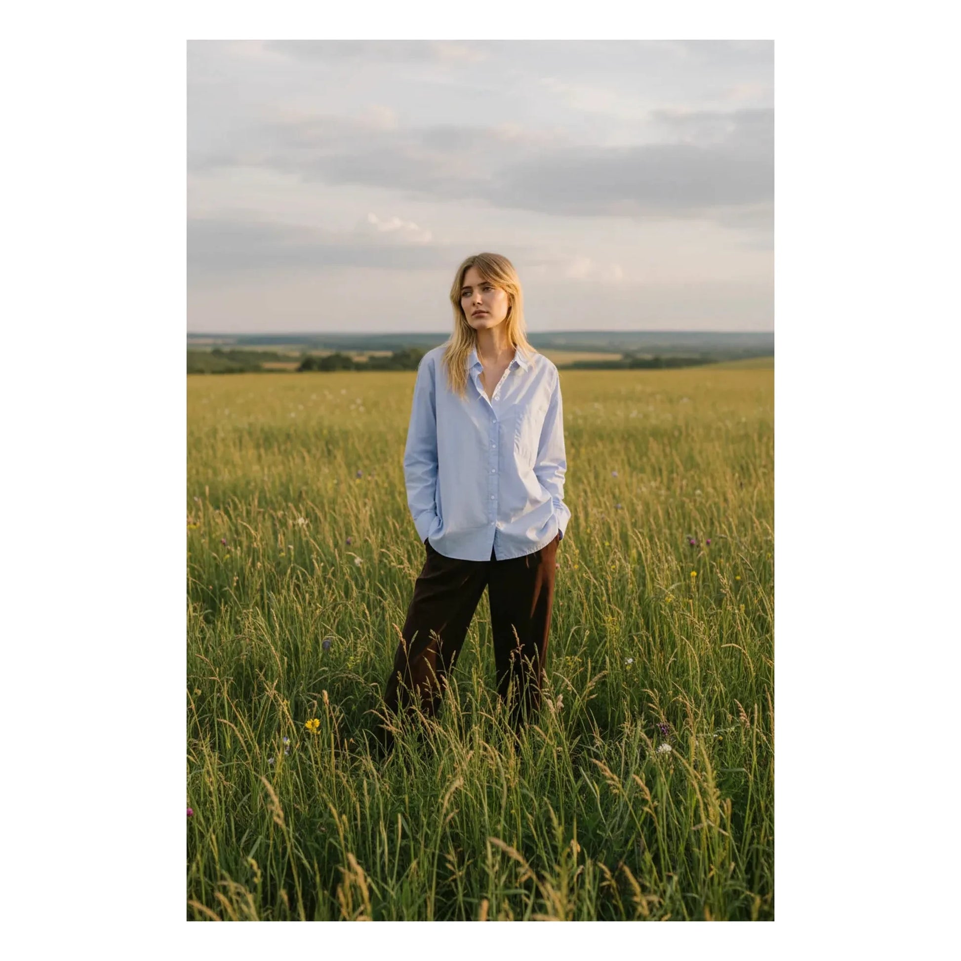 Sacrécoeur - Caroline shirt | Light blue