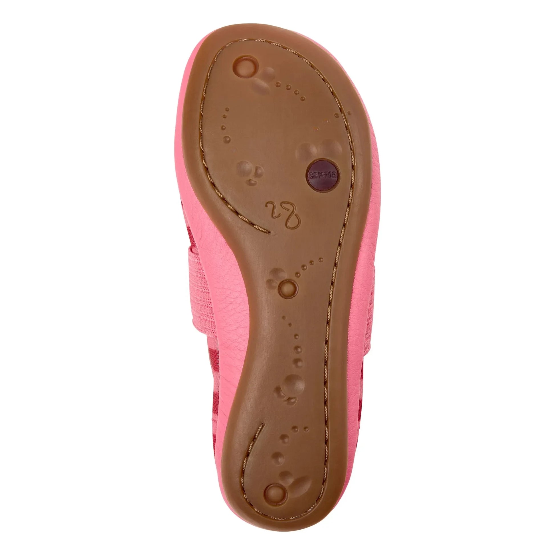 Camper - Striped Right Ballerinas | Pink
