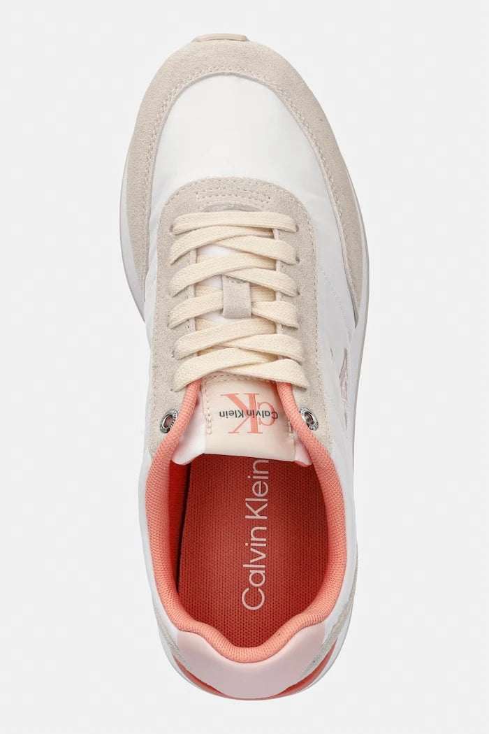 Calvin Klein RETRO RUNNER LACE UP NYLON MG kadın sneaker