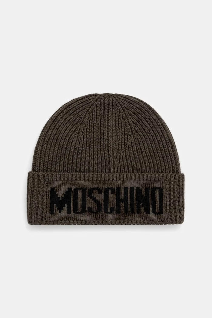 Moschino шапка мъжка с вълна