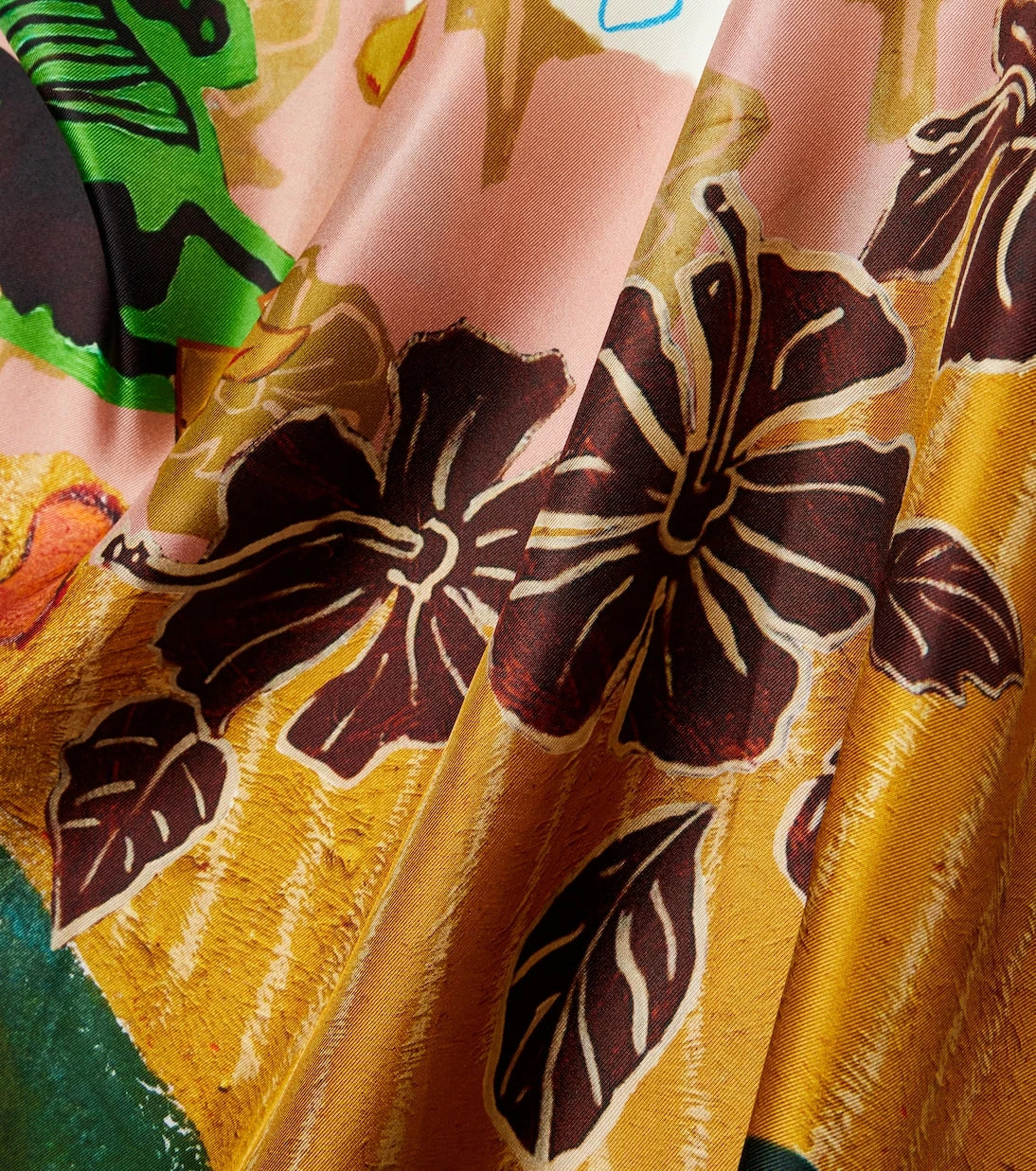 Alémais - x MLAK Tangible Love printed silk twill scarf