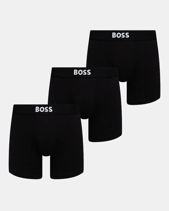 BOSS Erkek Pamuk Elastan Body Br 3P BOSS ONE 3’lü Boxer