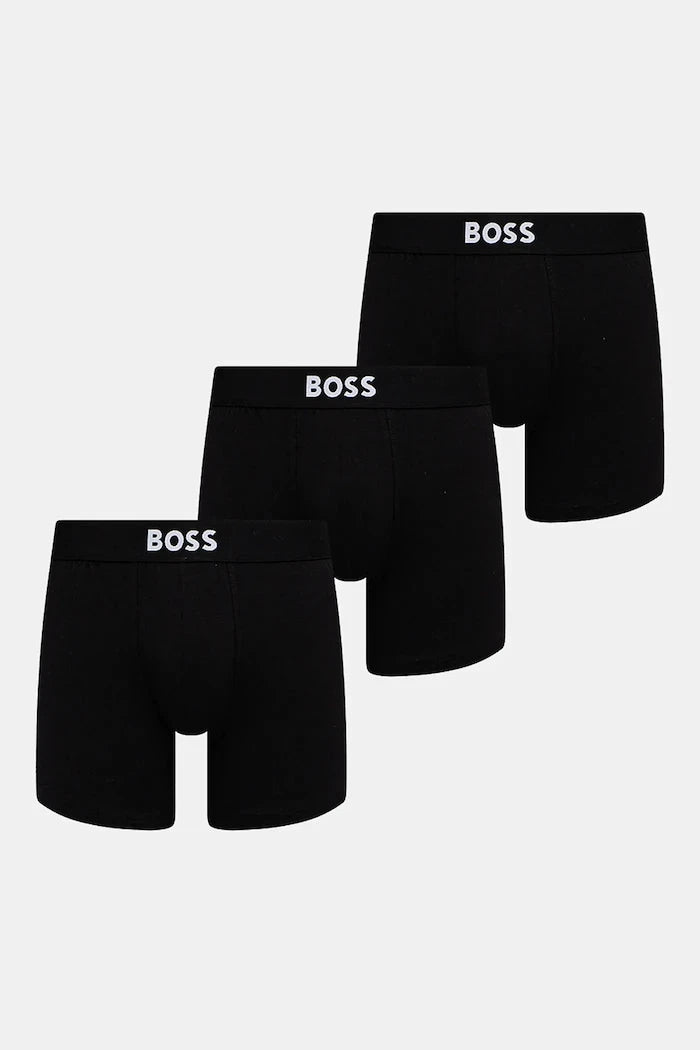 BOSS Erkek Pamuk Elastan Body Br 3P BOSS ONE 3’lü Boxer