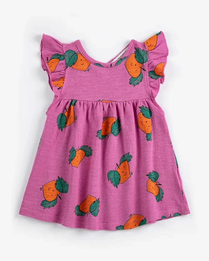 Bobo Choses Tangerine Bebek Pamuk Elbise