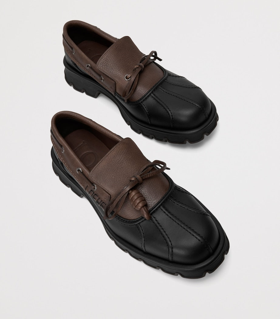 Leather Bobby Loafers