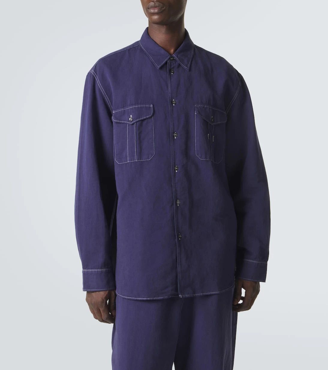 Studio Nicholson - Louro cotton and linen shirt