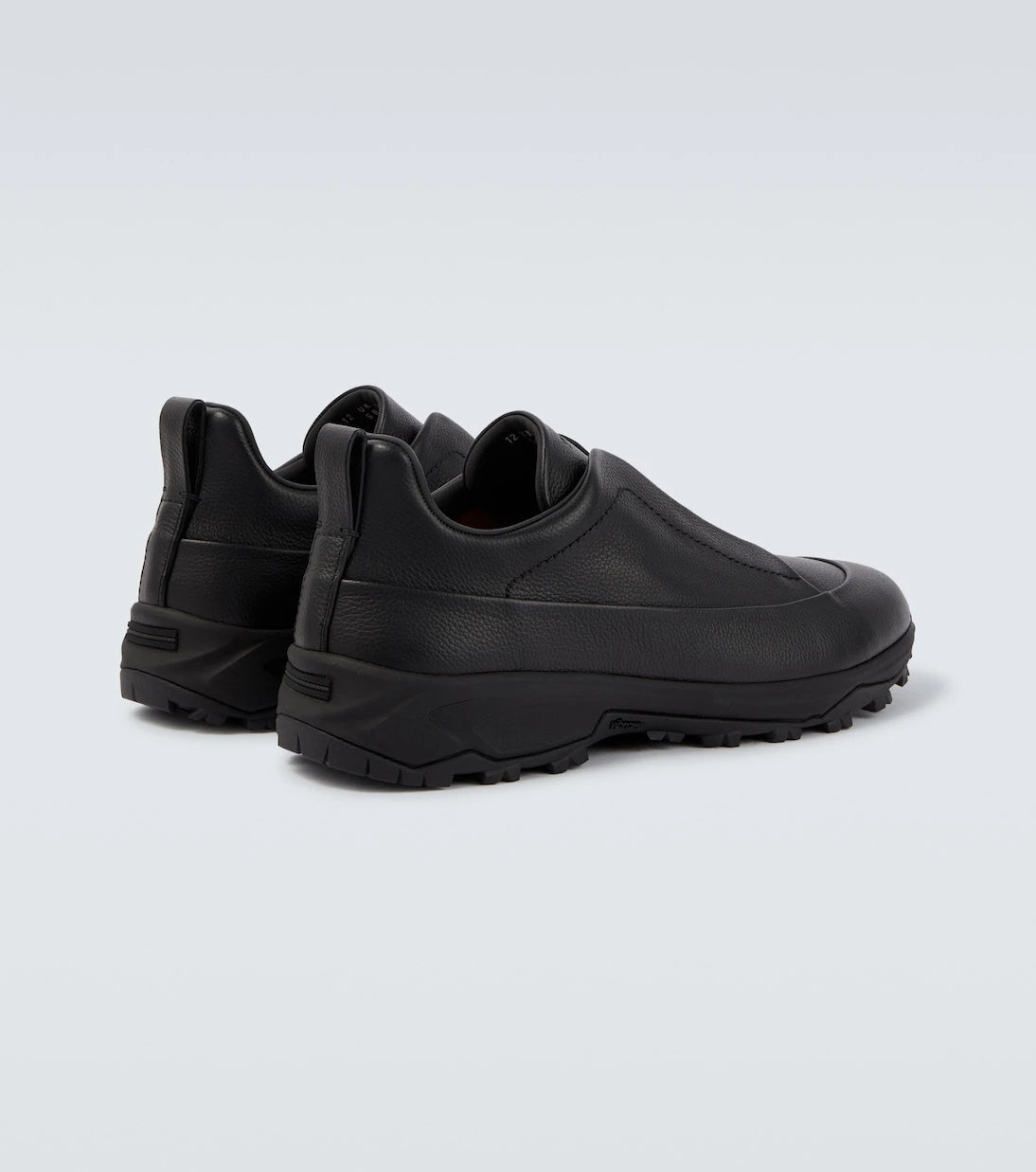 Zegna - Triple Stitch leather sneakers