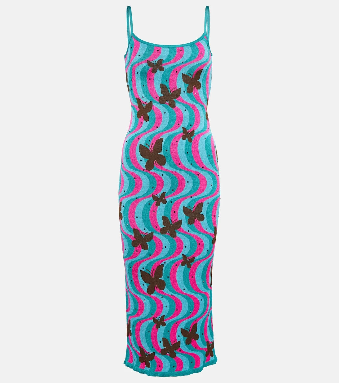 Alessandra Rich - Jacquard midi dress