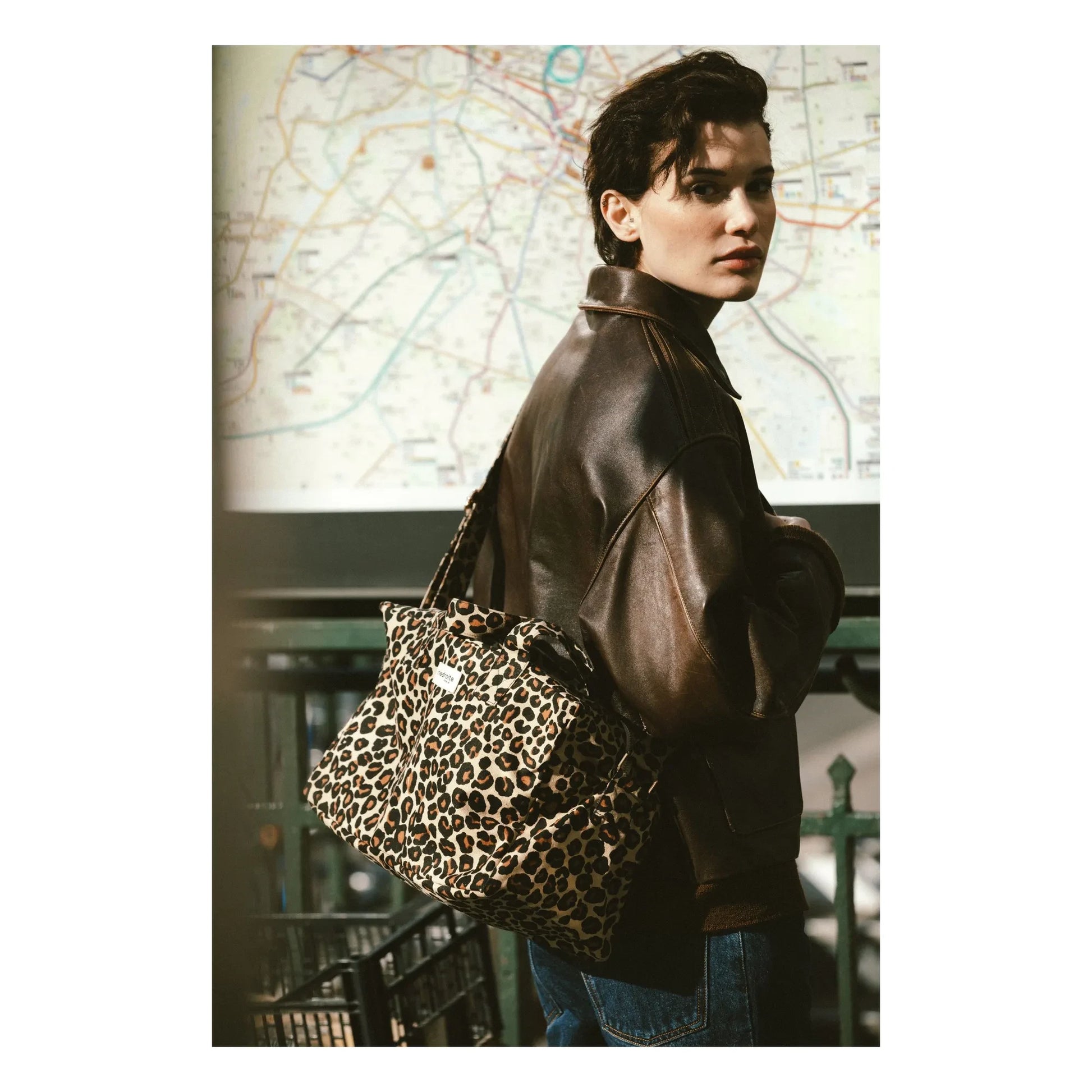 rivedroite - Sauval City Bag | Leopard