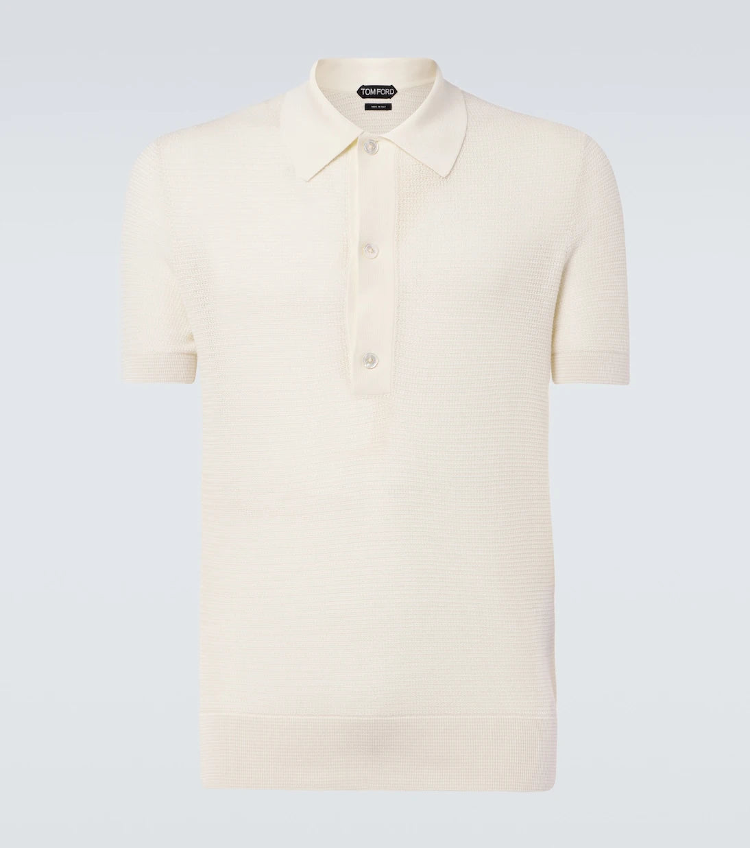 Tom Ford - Cotton and silk polo shirt