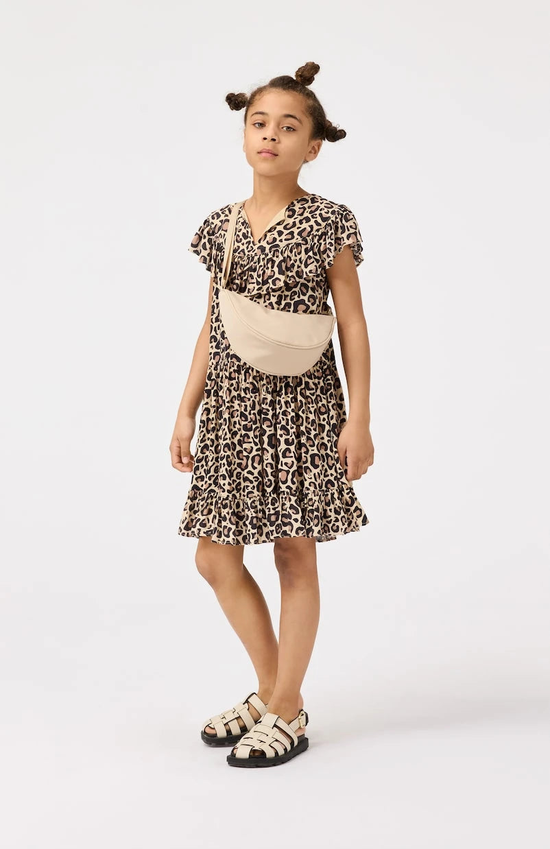 Molo - Cho ruffled leopard-print dress