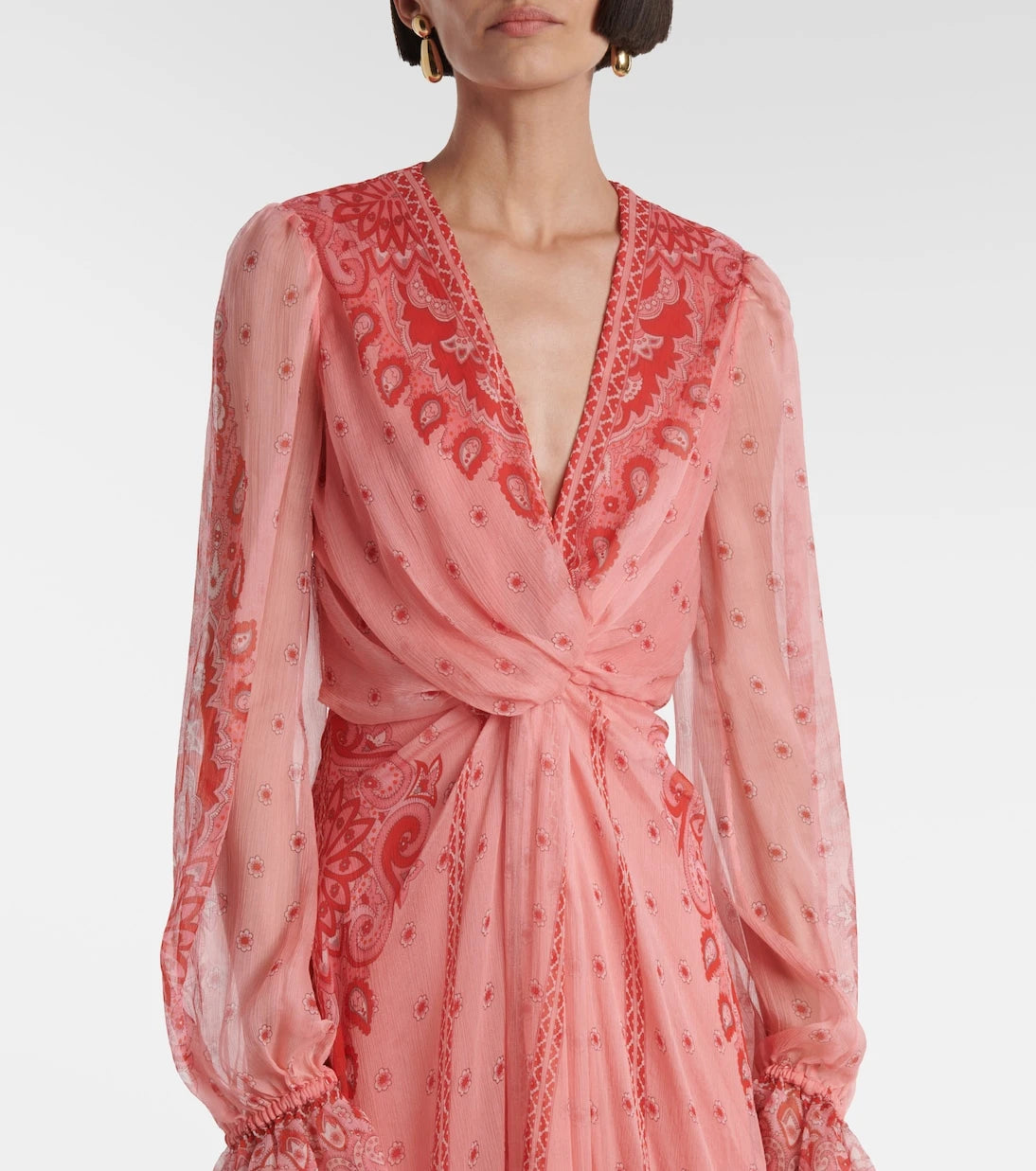 Etro - Printed silk gown