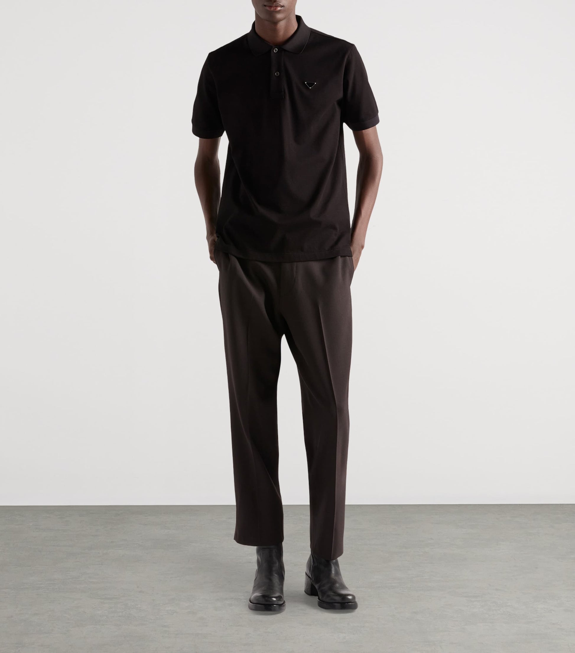 Prada Cotton Piqué Polo Shirt