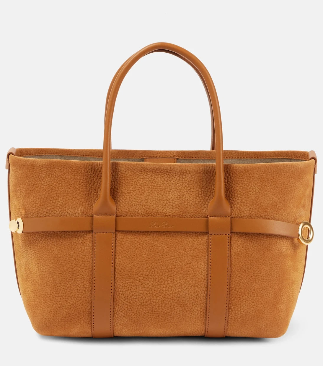 Loro Piana - Ghiera Small leather tote bag