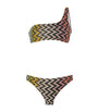 Missoni Multi Zigzag One-Shoulder Bikini