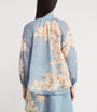 Zimmermann Blue Ramie Cascadian Billow Blouse