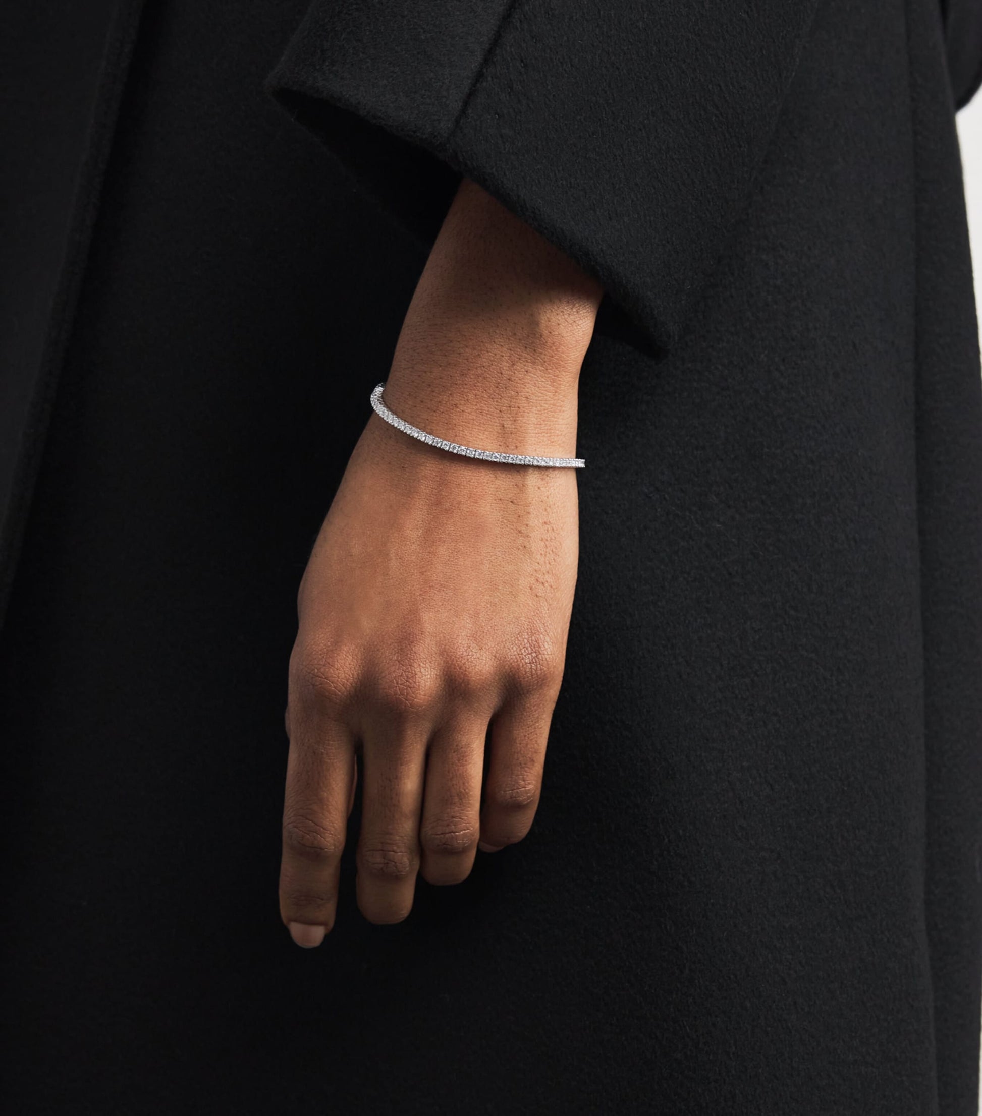 White Gold and Diamond Tennis Bracelet (4.00ct)