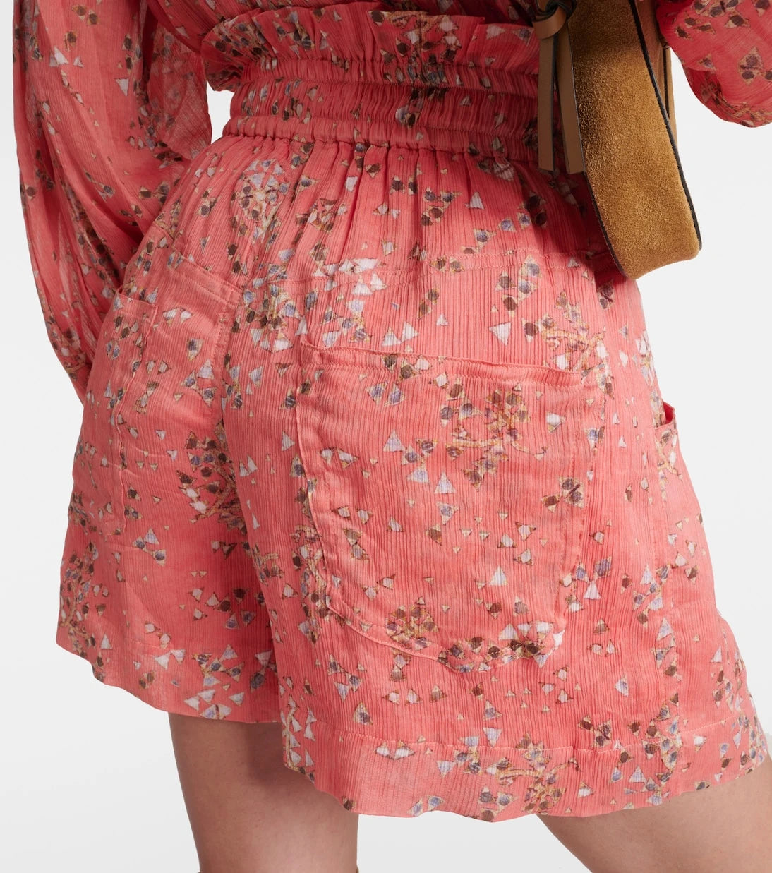 Isabel Marant - Ceyane floral cotton and silk shorts