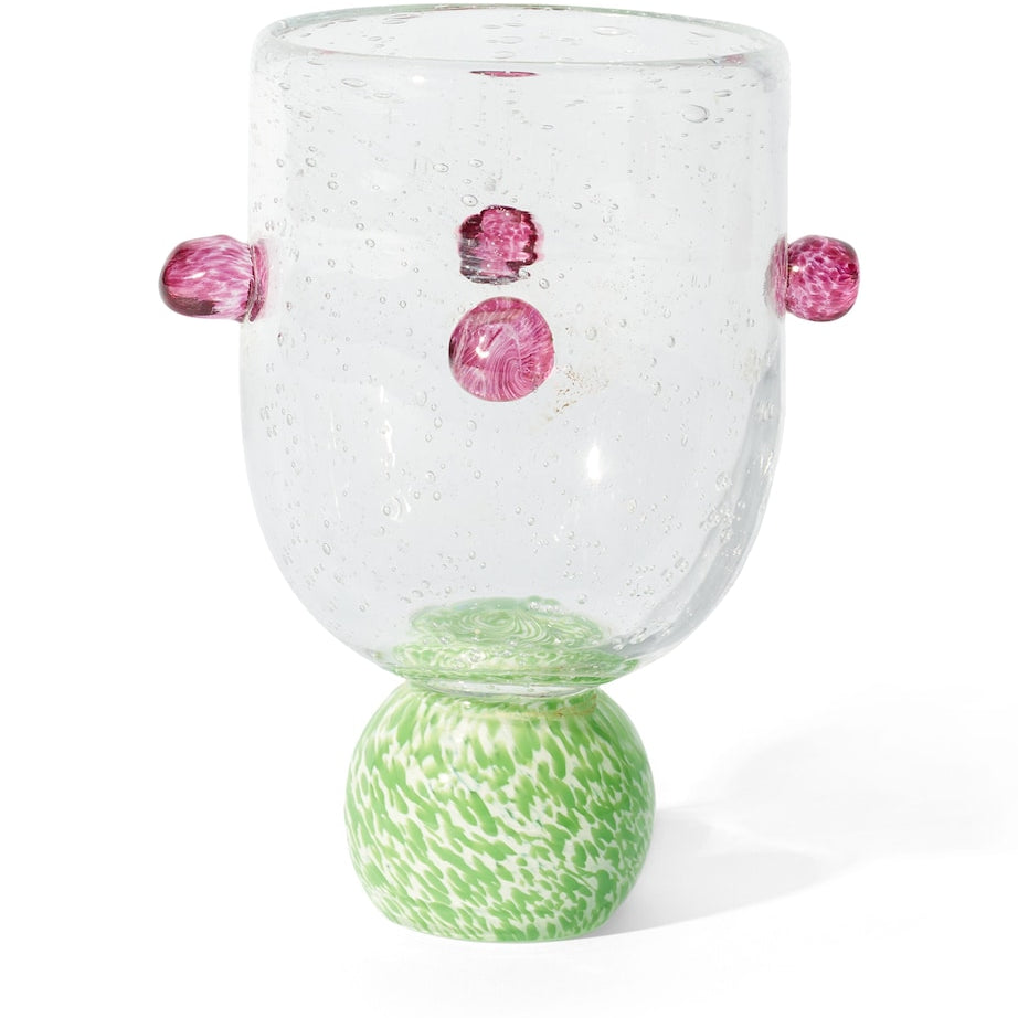 Glass Dotty Tumbler (19cm)
