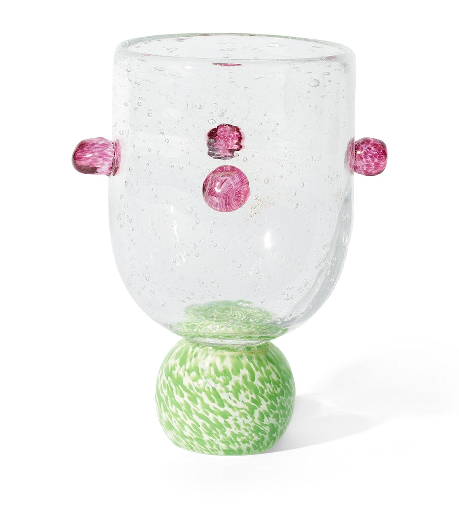 Glass Dotty Tumbler (19cm)