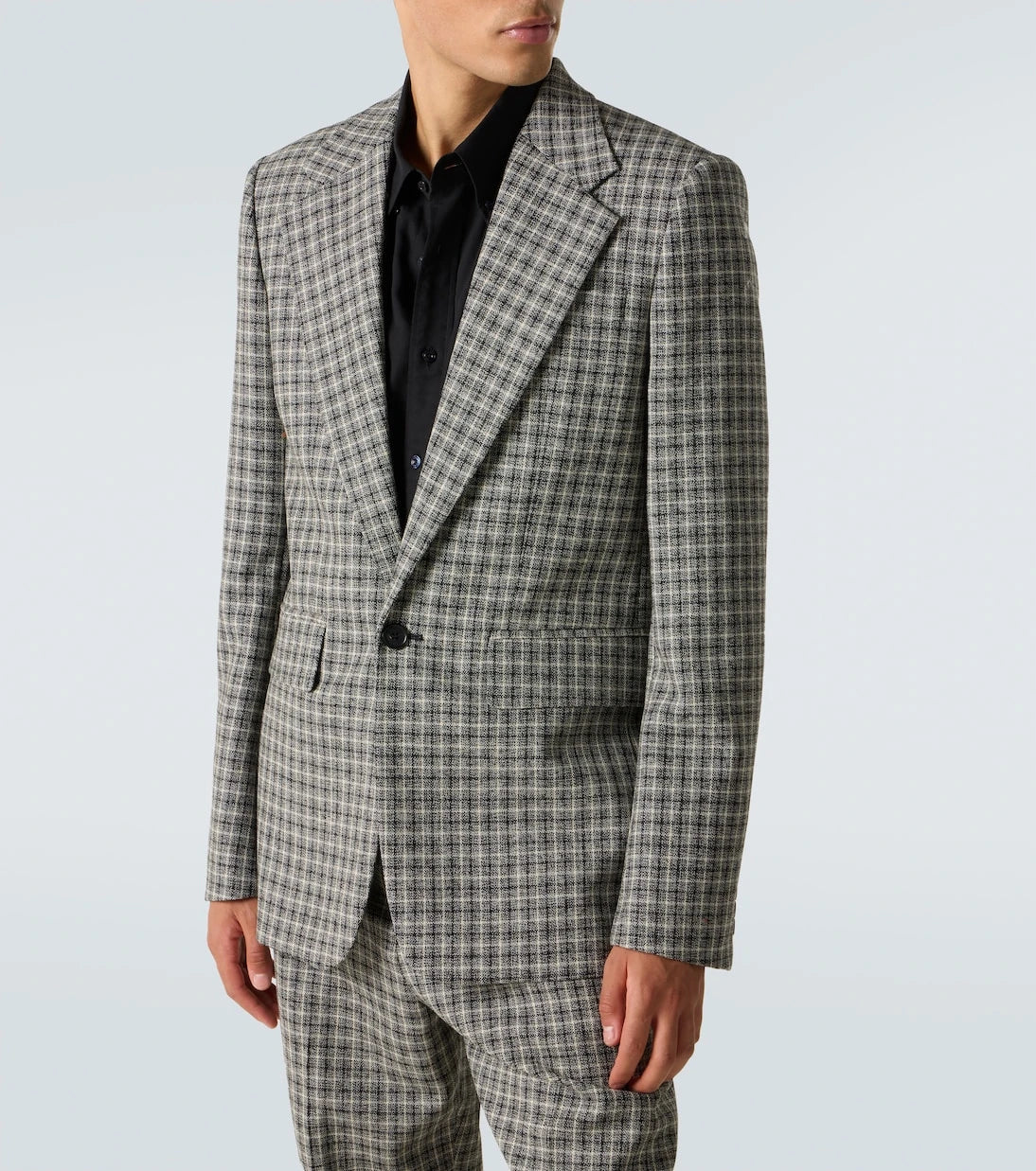 Acne Studios - Checked wool suit jacket