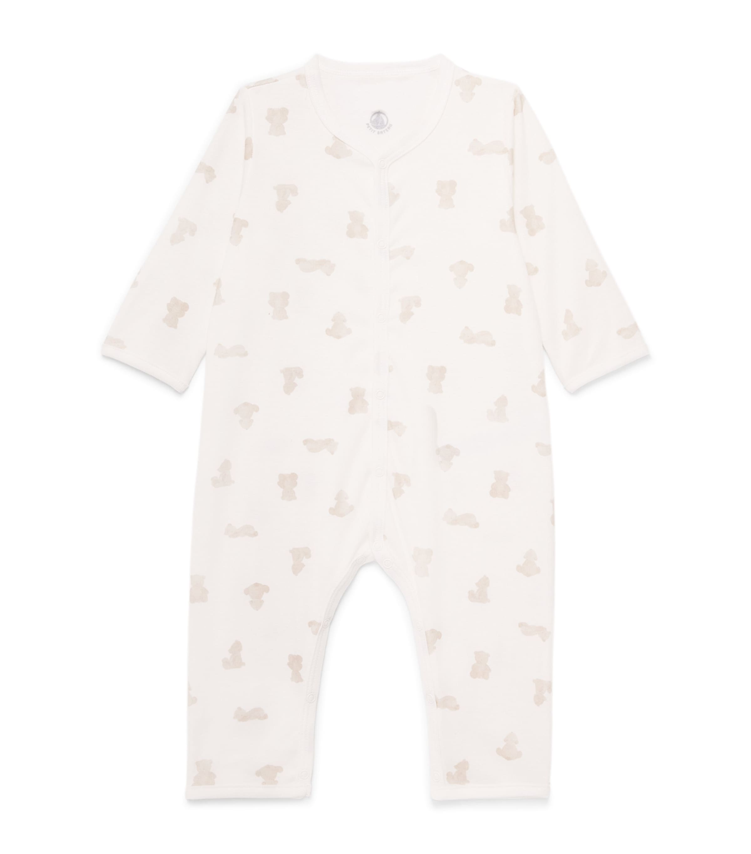 Petit Bateau Bear Print All-In-One (1-12 Months)