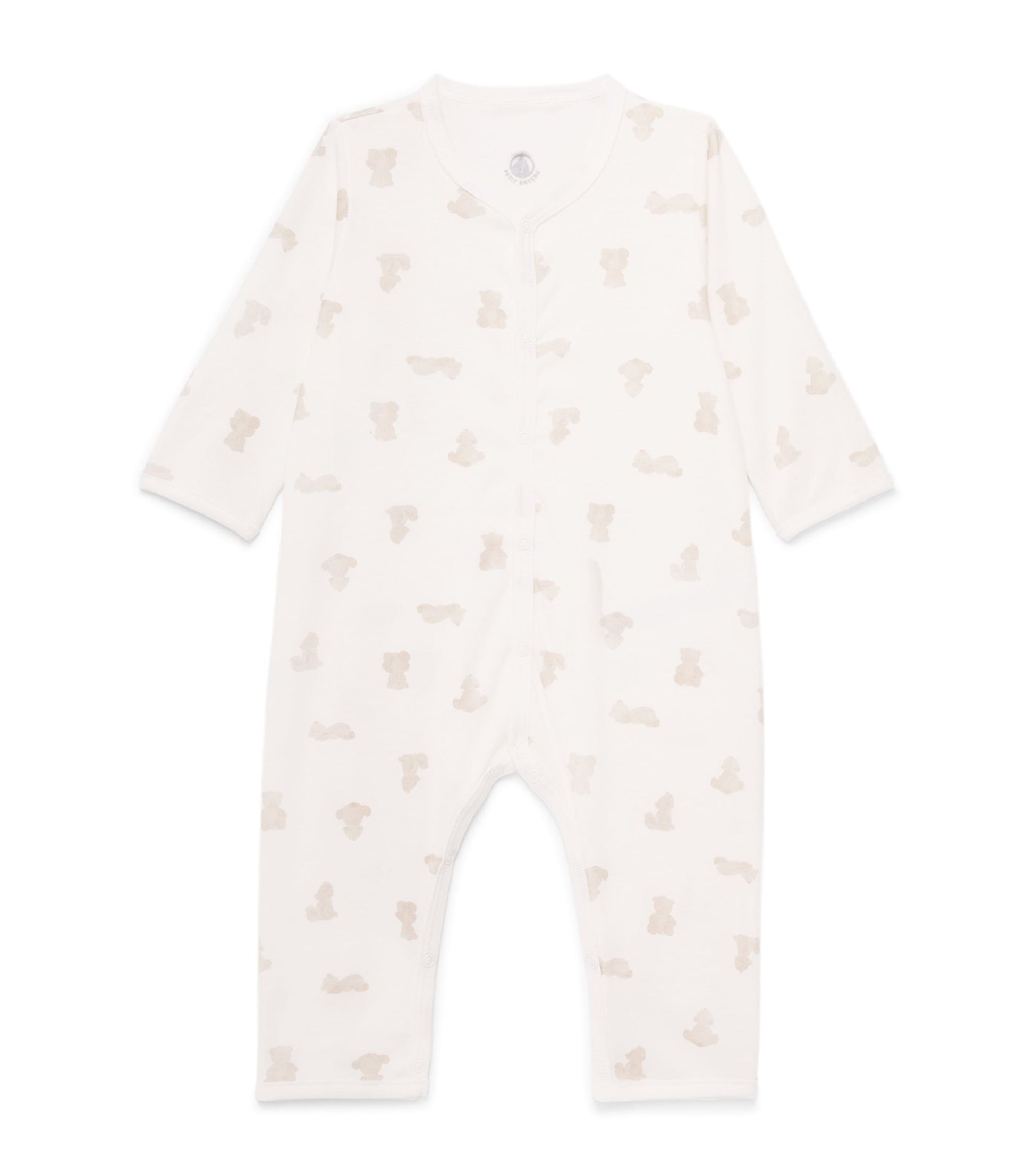 Petit Bateau Bear Print All-In-One (1-12 Months)