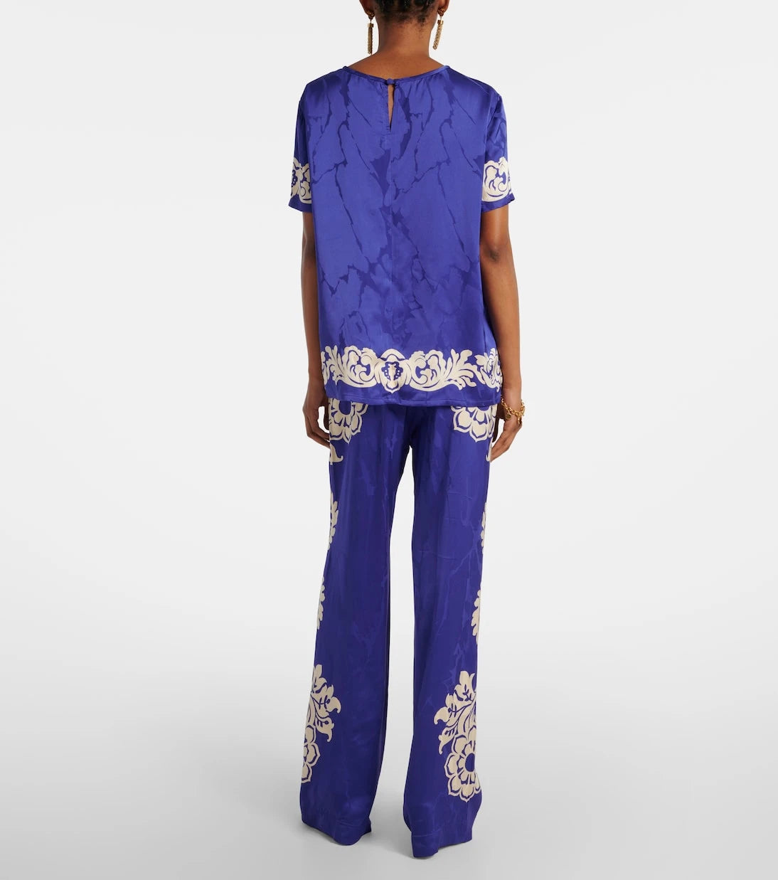 Etro - Floral satin top