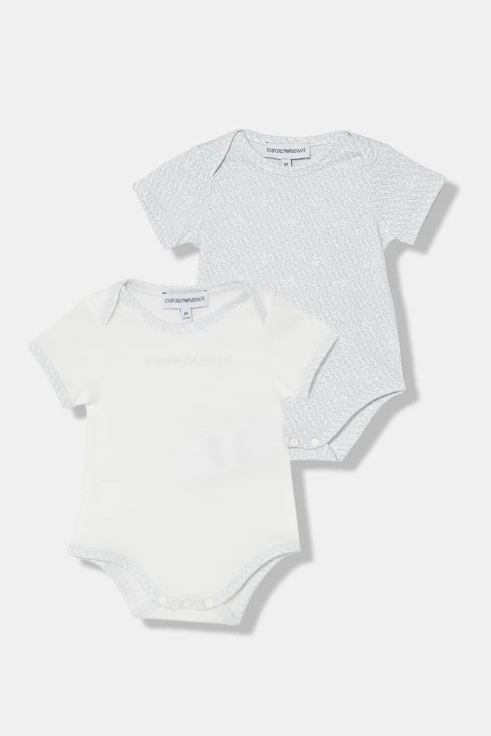 Emporio Armani pamuklu çocuk body 2 adet