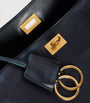 Blue Small Calfskin Rodeo Shoulder Bag