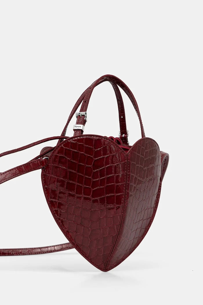 Rotate чанта crossbody дамска от кожа