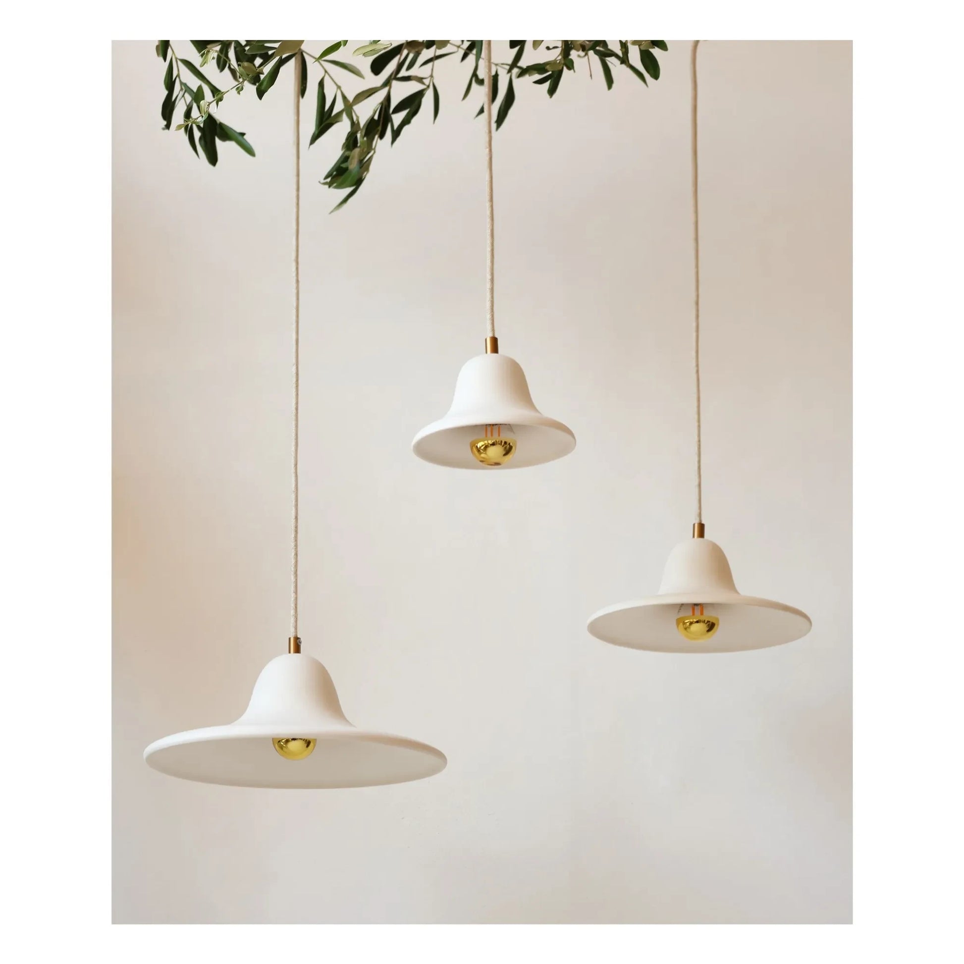 Masamé - Gigaro ceramic suspension lamp | Warm White