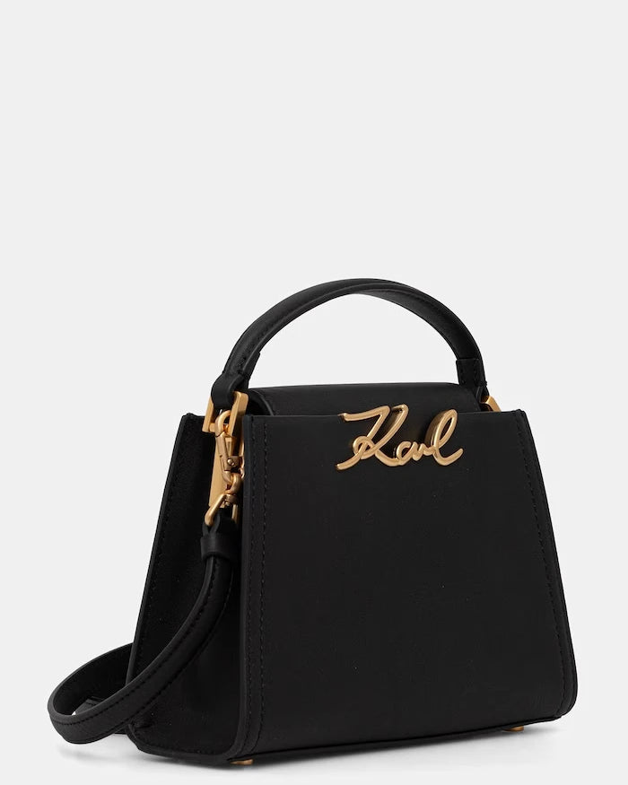 Karl Lagerfeld чанта crossbody дамска от кожа K/SIGNATURE
