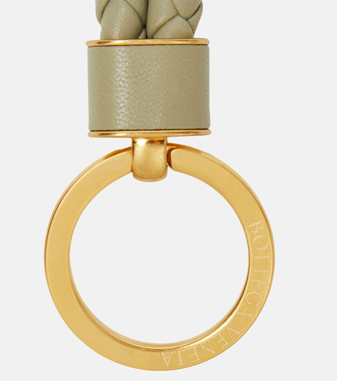 Bottega Veneta - Intreccio leather keyring